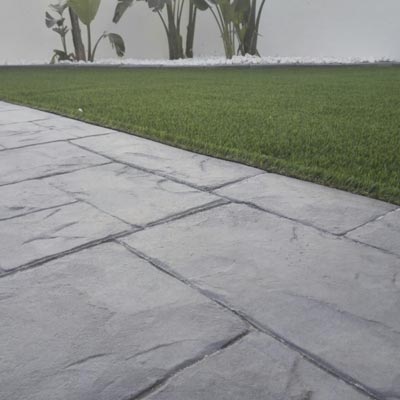 Printed concrete, the best choice for finishing the plot