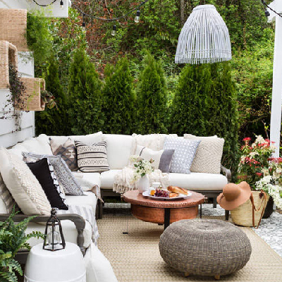 Tips for decorating the terrace in spring